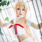 細腿小蠻腰《刀劍神域》亞絲娜，柔弱精靈女王COSPLAY