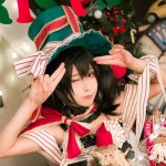 聖誕裝甜美萌妹《Love Live!》 矢澤妮可SR卡覺醒COSPLAY