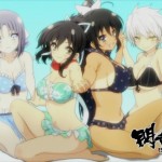 OVA《閃亂神樂EV -水着だらけの前夜祭-》無修正爆乳大解放！